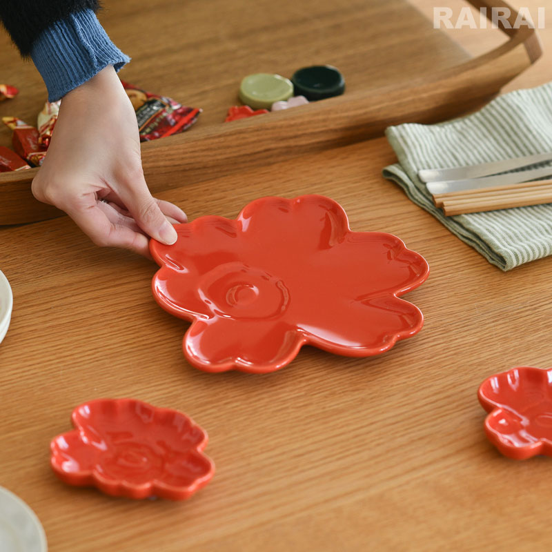 楽天市場】マリメッコ シェイプ プレート 20cm ウニッコ オレンジ