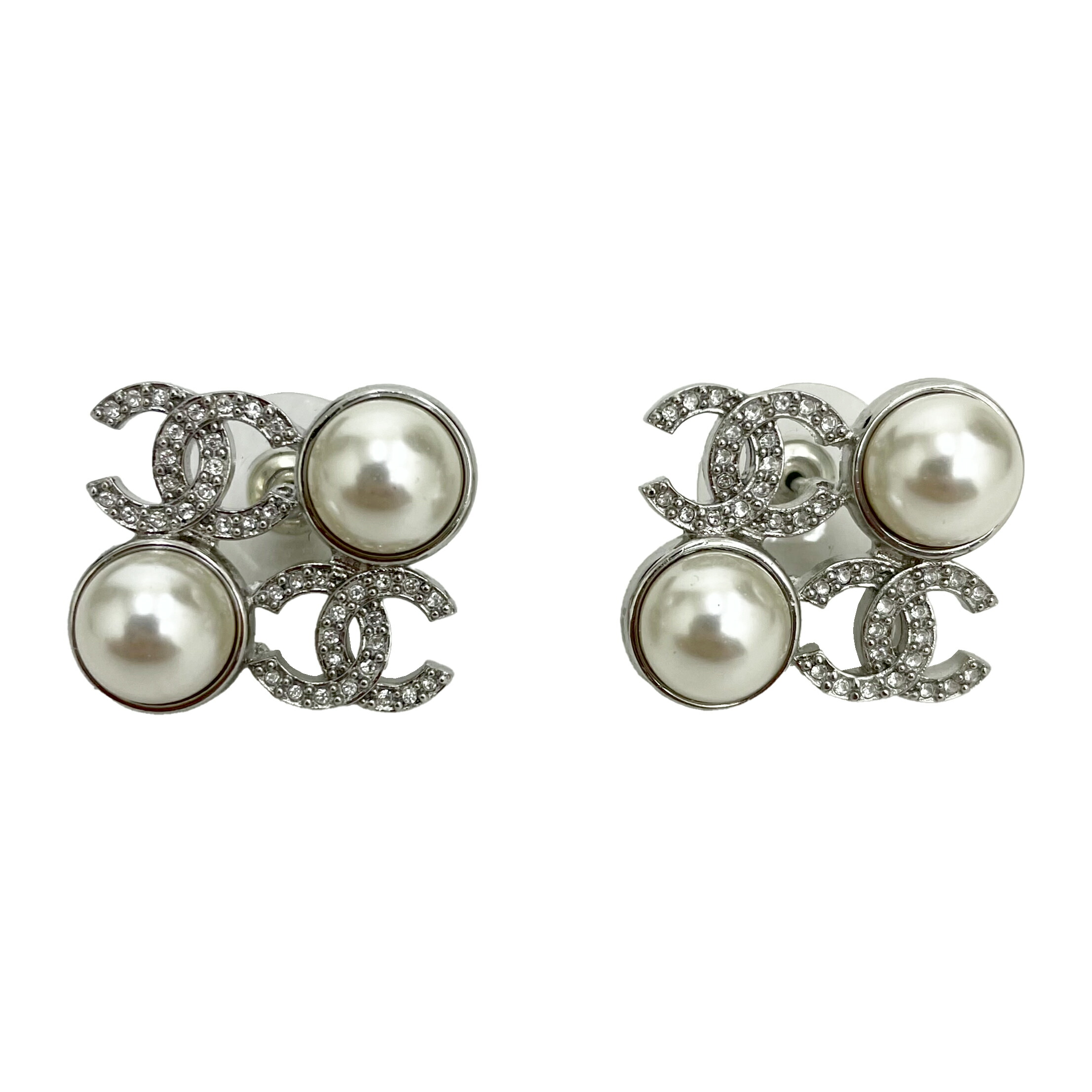 楽天市場】CHANEL シャネル ピアス 2025SS I25P シルバー