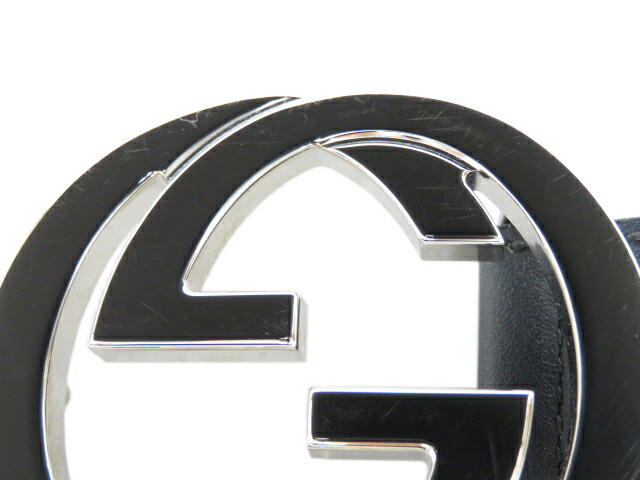 楽天市場】GUCCI インターロッキングGバックル ベルト