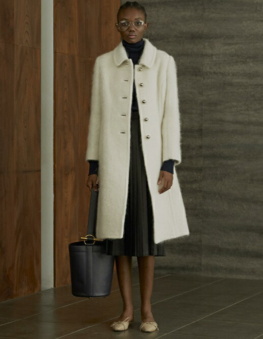 楽天市場】OLD ENGLAND モヘアシャギーコート ホワイト 34