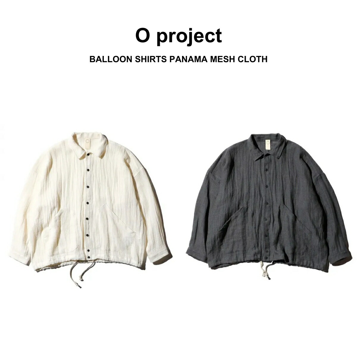 楽天市場】【O project / オープロジェクト】BALLOON SHIRTS PANAMA