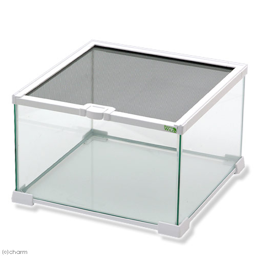 爬虫類ケージ 45×70×45 緑防水 金網左右追加 爬虫類ケージ 45×70×45 緑