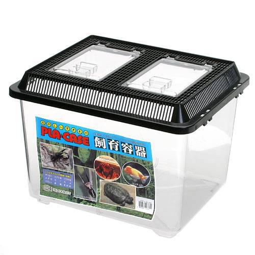 楽天市場】プラケース 飼育容器 特大M 黒（330×270×240mm