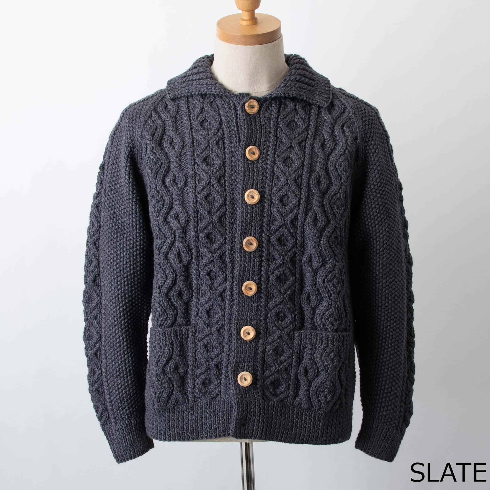 楽天市場】インバーアラン INVERALLAN 長袖ニットカーディガン ARAN