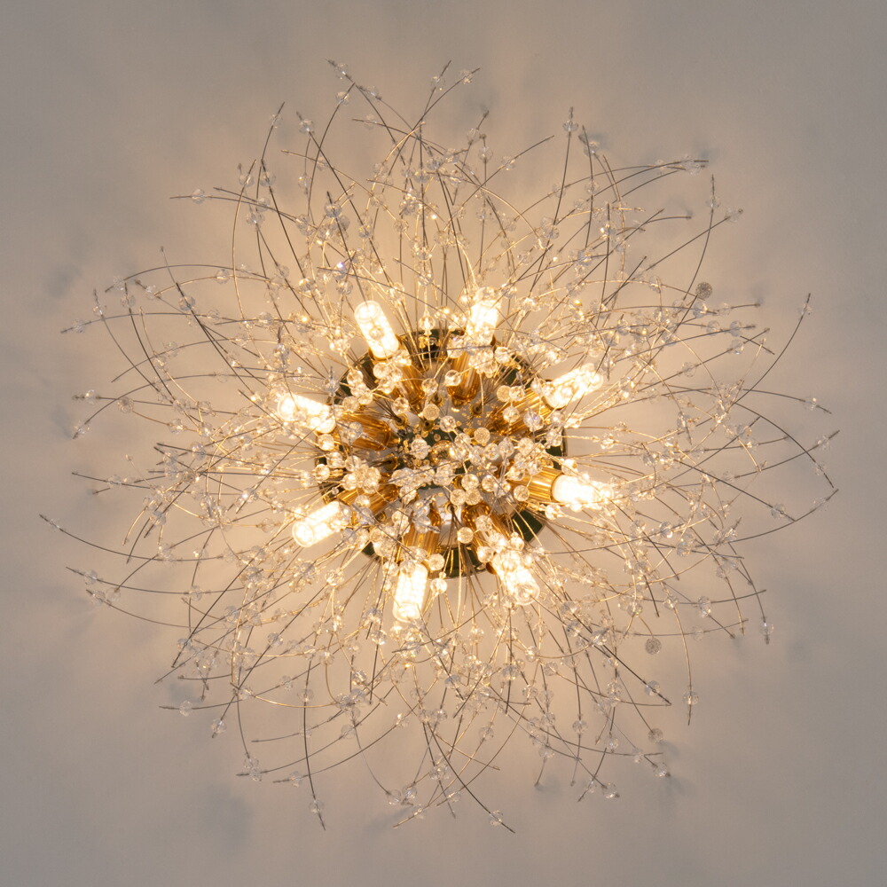 楽天市場】シーリングライト おしゃれ 北欧 8灯 花火 天井照明 G9電球