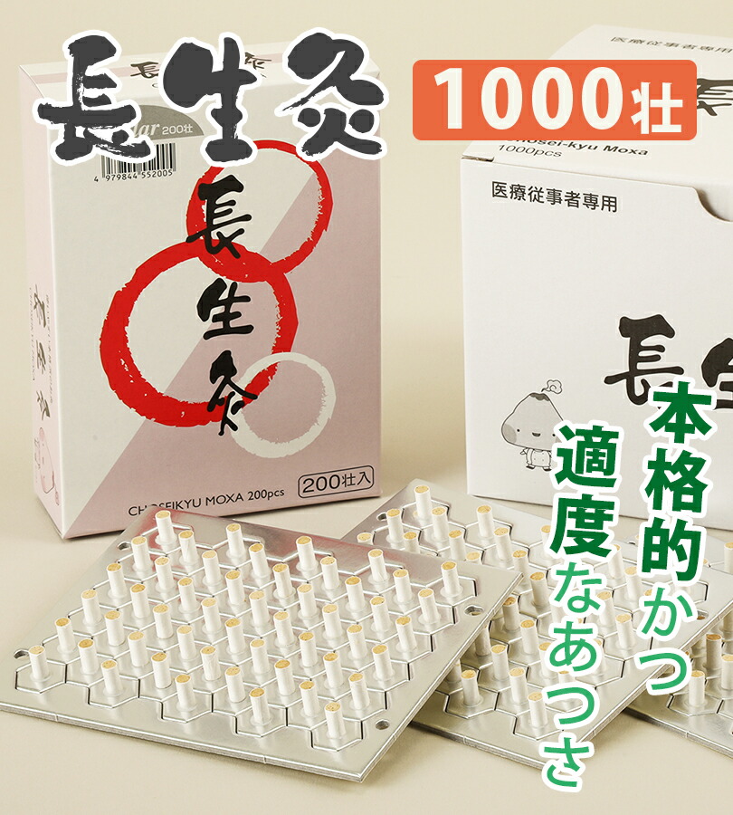 楽天市場】灸 お灸 長生灸 レギュラー 1000壮 山正 やましょう