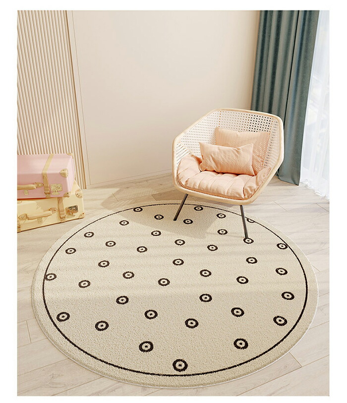 楽天市場】ラグ ラグマット 花柄 動物柄 おしゃれ 円型 カーペット