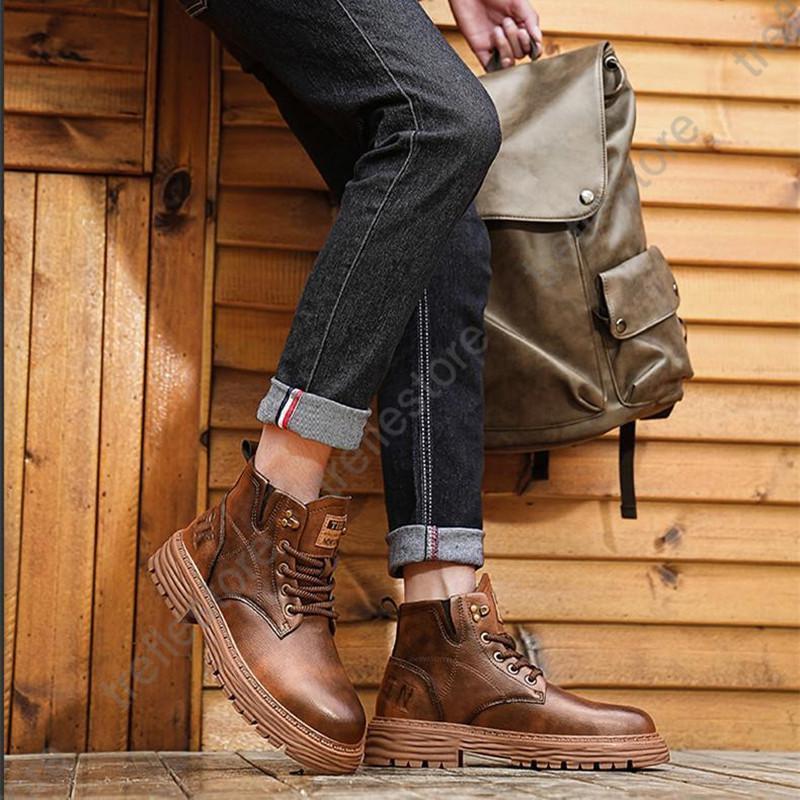 楽天市場】ブーツ メンズ ビジネスシューズ ショートブーツ 革靴 高級