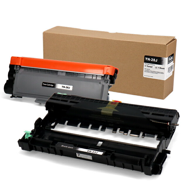 楽天市場】ブラザー用 TN-28J DR-23J トナーカートリッジ tn-28j 黒と
