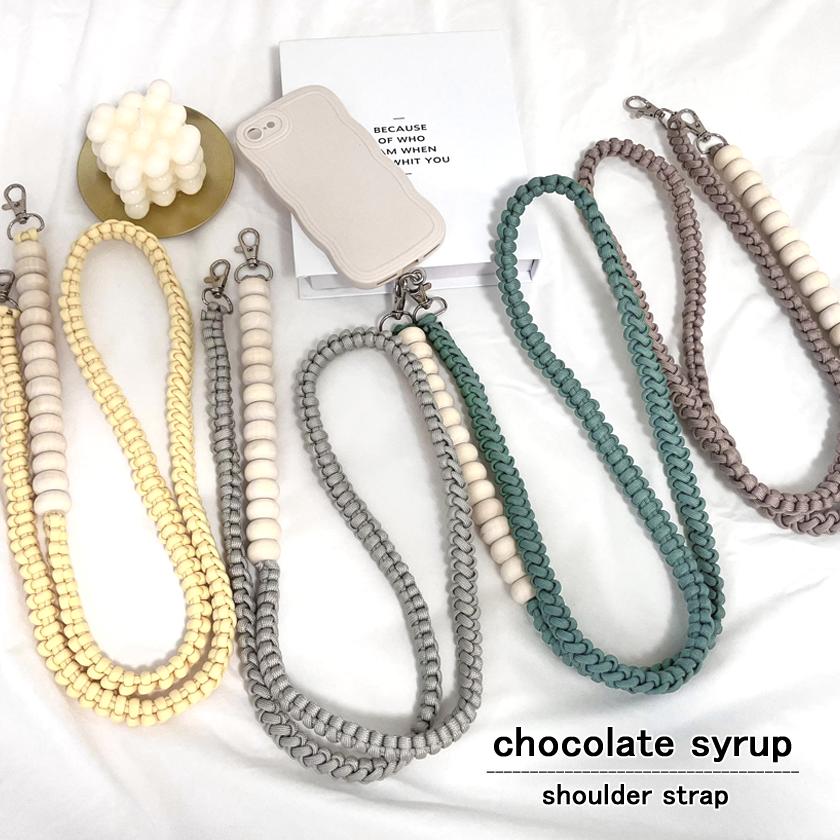 楽天市場】メール便 限定 送料無料 ☆ ショルダー 楕円 ウッドビーズ