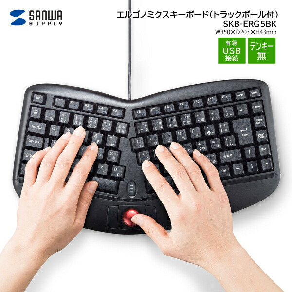 楽天市場】【送料無料】サンワサプライ エルゴノミクスキーボード
