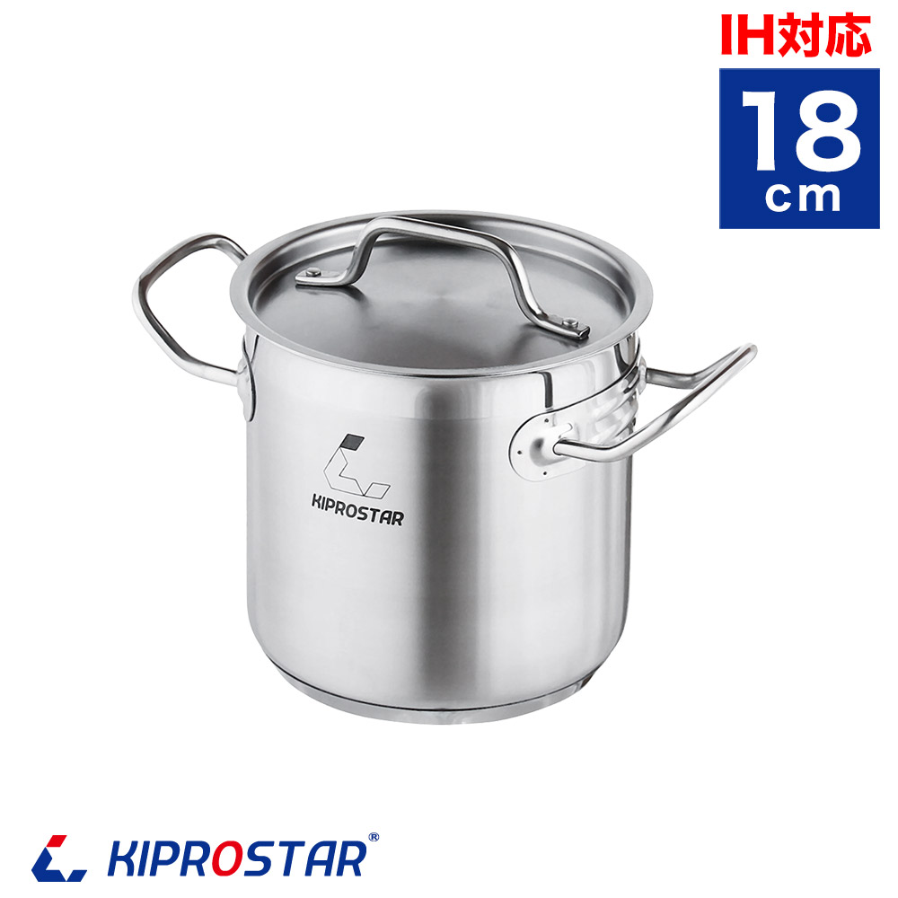 楽天市場】IHステンレス寸胴鍋 18cm 業務用【ステンレス製 ステンレス