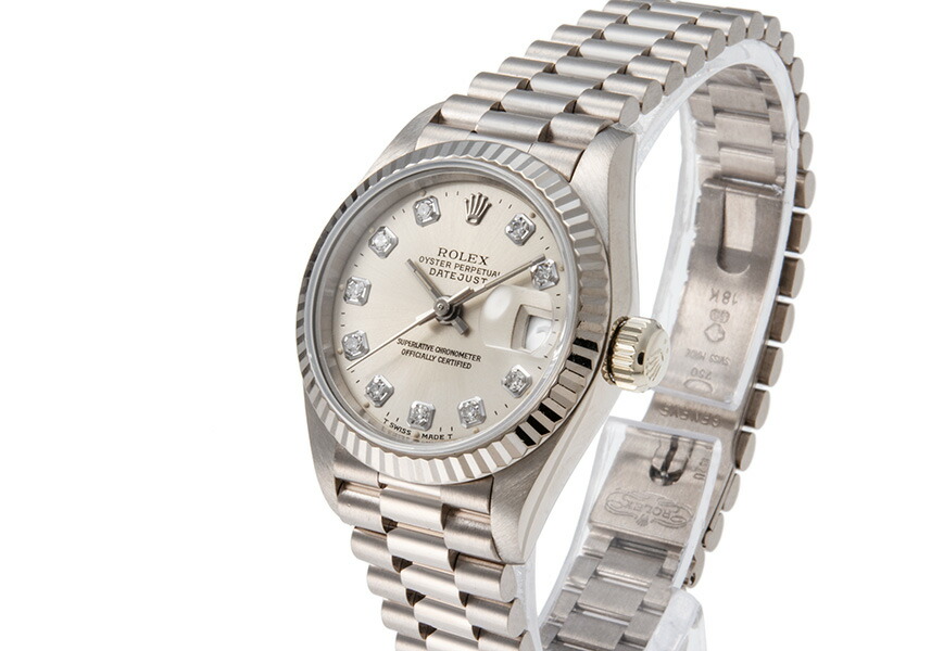 楽天市場】ロレックス デイトジャスト Ref.69179G ホワイトゴールド
