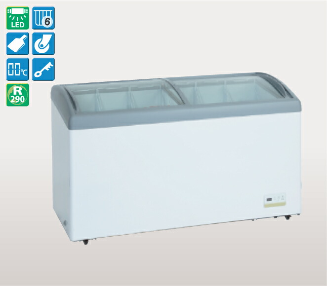 楽天市場】GSR-C1400P サンデン 冷凍ショーケース ベーシックタイプ