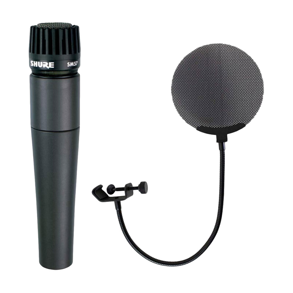 楽天市場】SHURE SM57-LCE メタルポップフィルター付き 楽器用