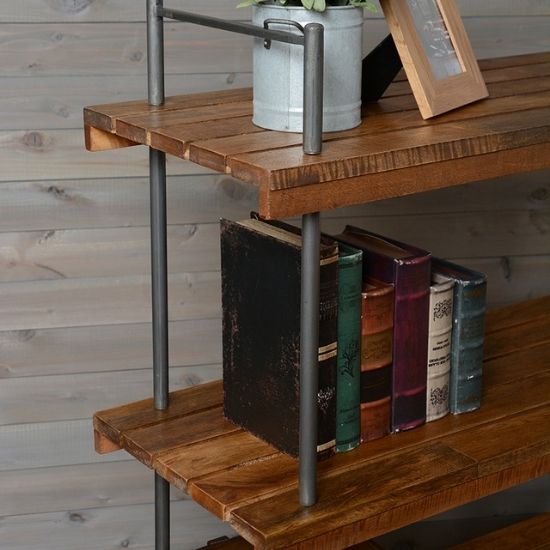 楽天市場】ヴィンテージテイスト 3段ラック キャスター付き 幅122cm