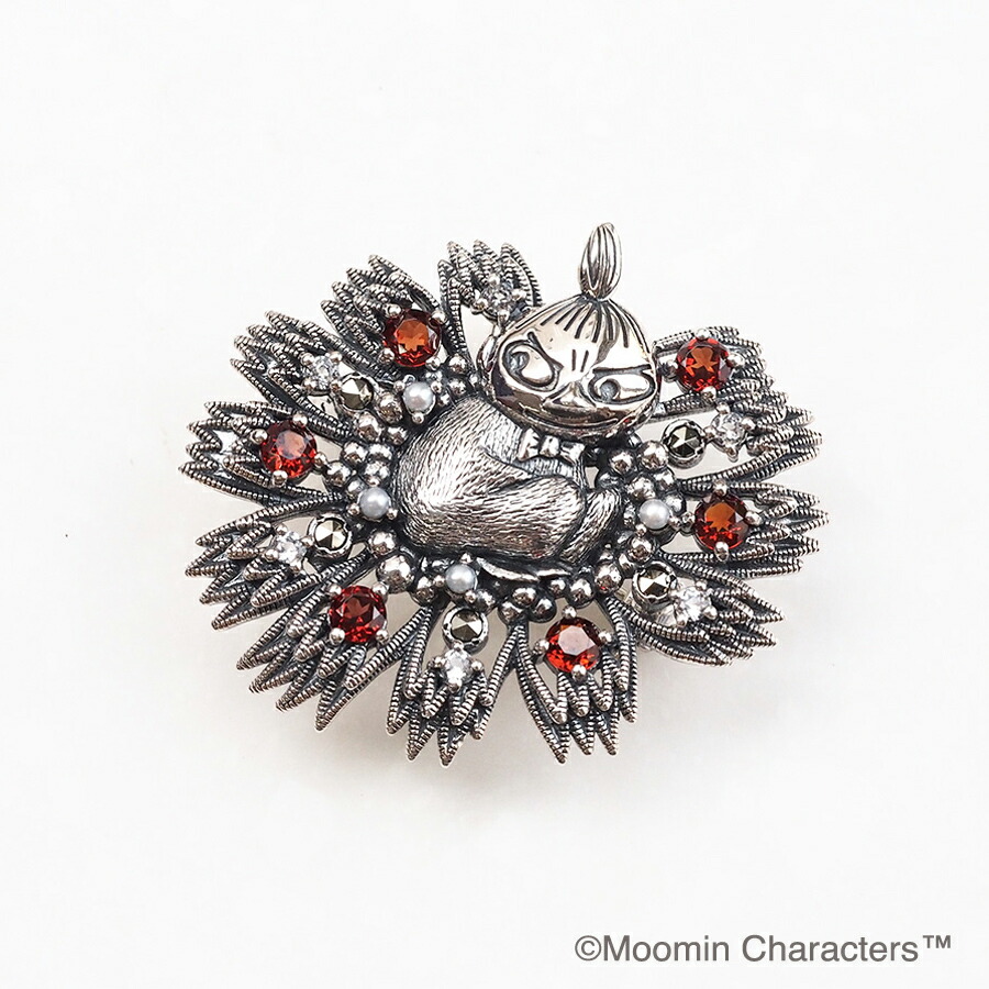 楽天市場】碌山 花の上の リトルミィ ブローチ ペンダント チェーン