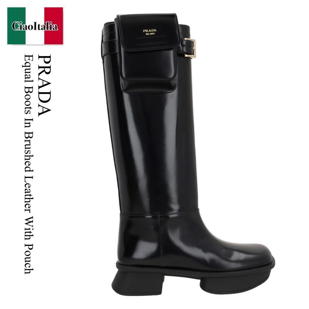 楽天市場】ロングブーツ（ブランドプラダ）の通販