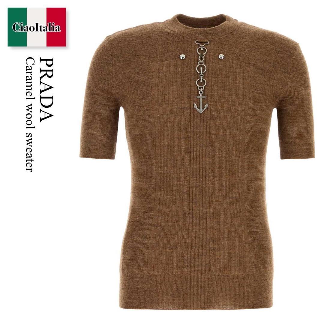 楽天市場】PRADA（カラーブラウン）（ニット・セーター｜トップス