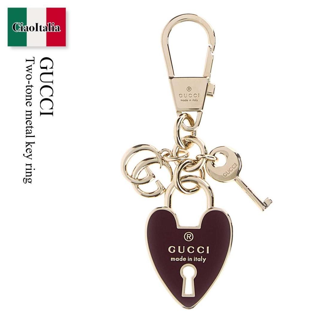 正規品 グッチ インターロッキング キー ホルダー リング 鍵【SY14170