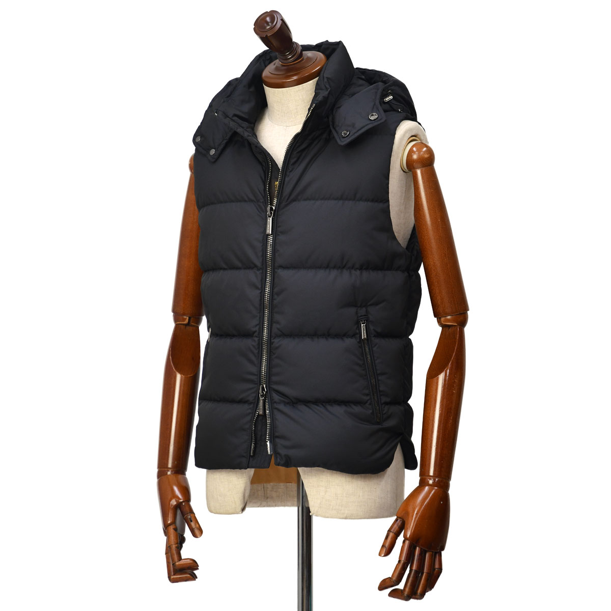 楽天市場】【size44,48】MOORER【ムーレー】フード付ダウンベスト FIRE