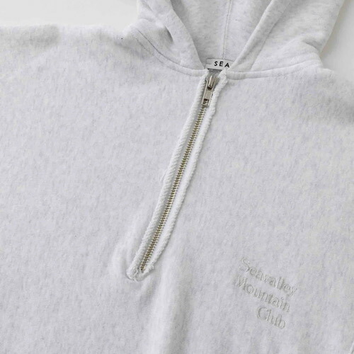 楽天市場】SEA(シー) SEAVALLEY MOUNTAIN CLUB HALF ZIP HOODIE ハーフ