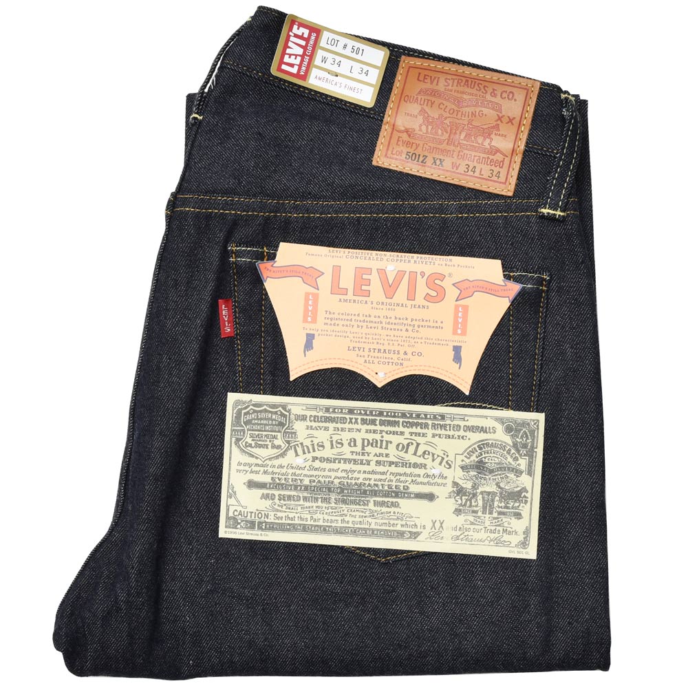 楽天市場】LEVI'S / リーバイス LVC 1954's 501ZXX リジッドデニム