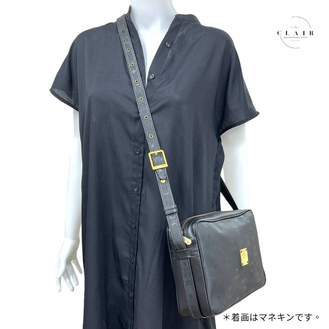 楽天市場】【中古】エムシーエム ショルダーバッグ 黒 ブランドバッグ