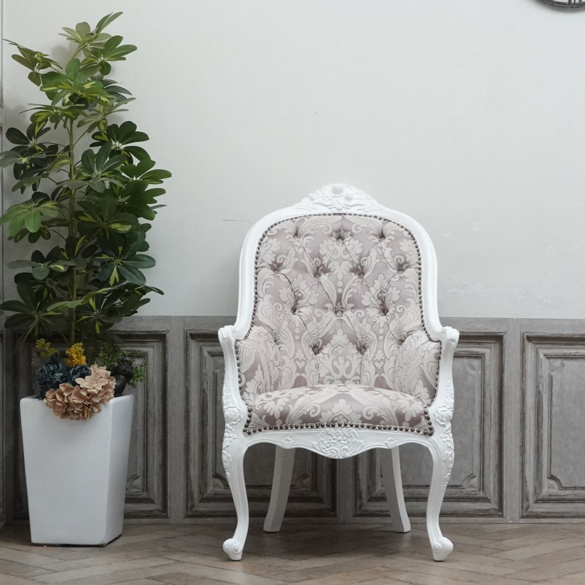 楽天市場】輸入家具 ロココ調家具 アームチェア ロココ ソフィア 姫系