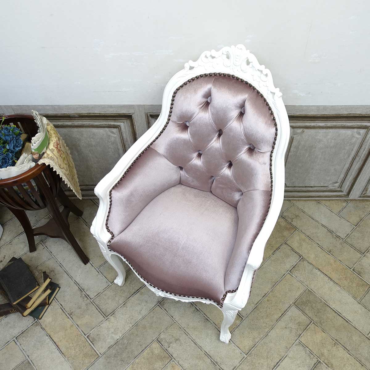楽天市場】輸入家具 ロココ調家具 アームチェア ロココ シンフォニー