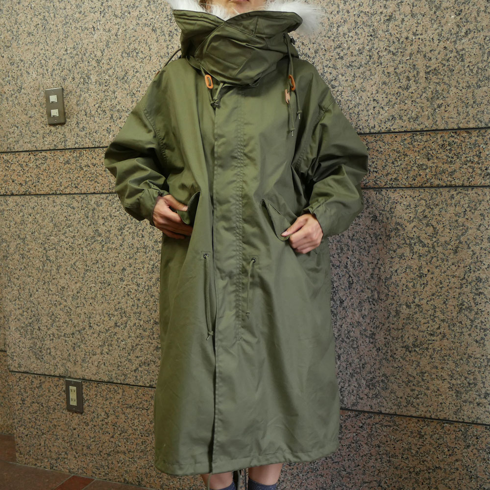 あ*ず様 hyke バーニーズニューヨーク 別注 ファー付 M-65 モッズコー