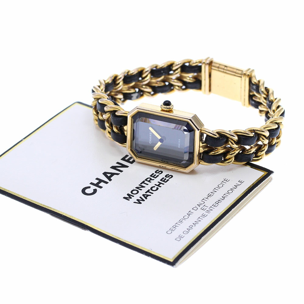 楽天市場】シャネル CHANEL プルミエール Lサイズ クォーツ レディース
