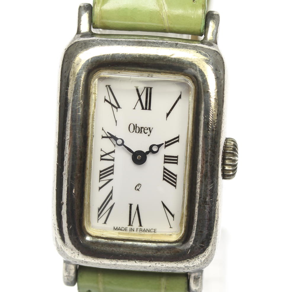楽天市場】【Obrey】オブレイ スクエア SV925 クォーツ レディース