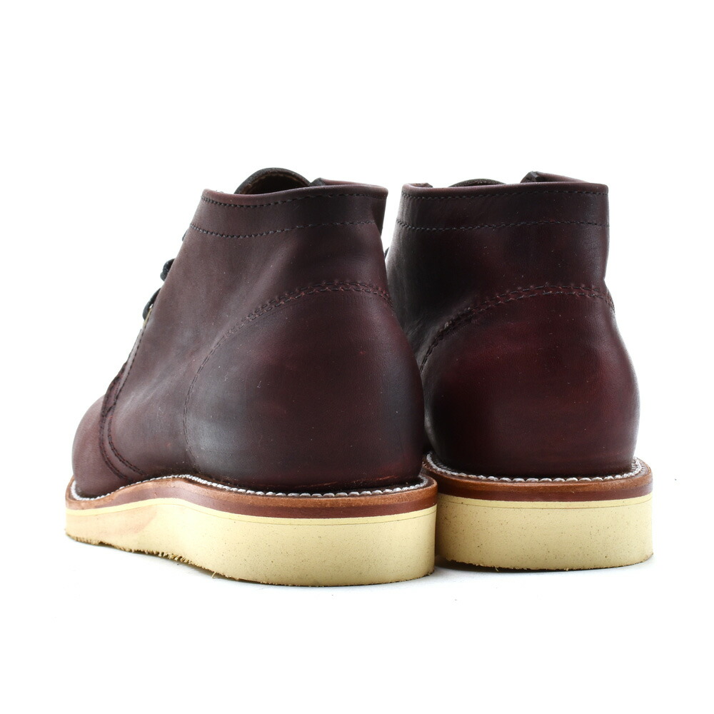 楽天市場】チペワ CHIPPEWA 4025 5INCH CHUKKA BOOT BURGUNDY CHROME