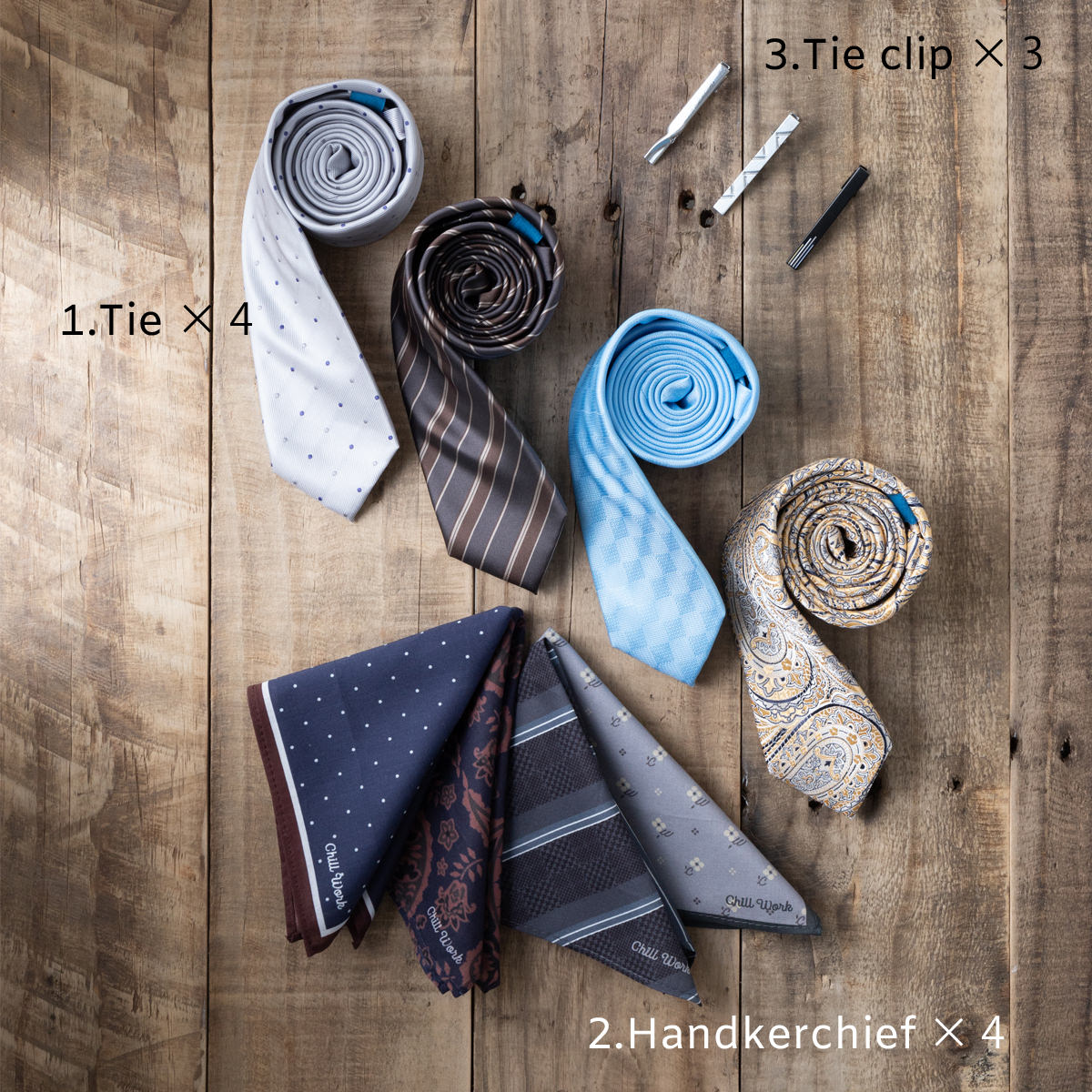楽天市場】メンズギフトセット 11点セット ウォッシャブル ネクタイ