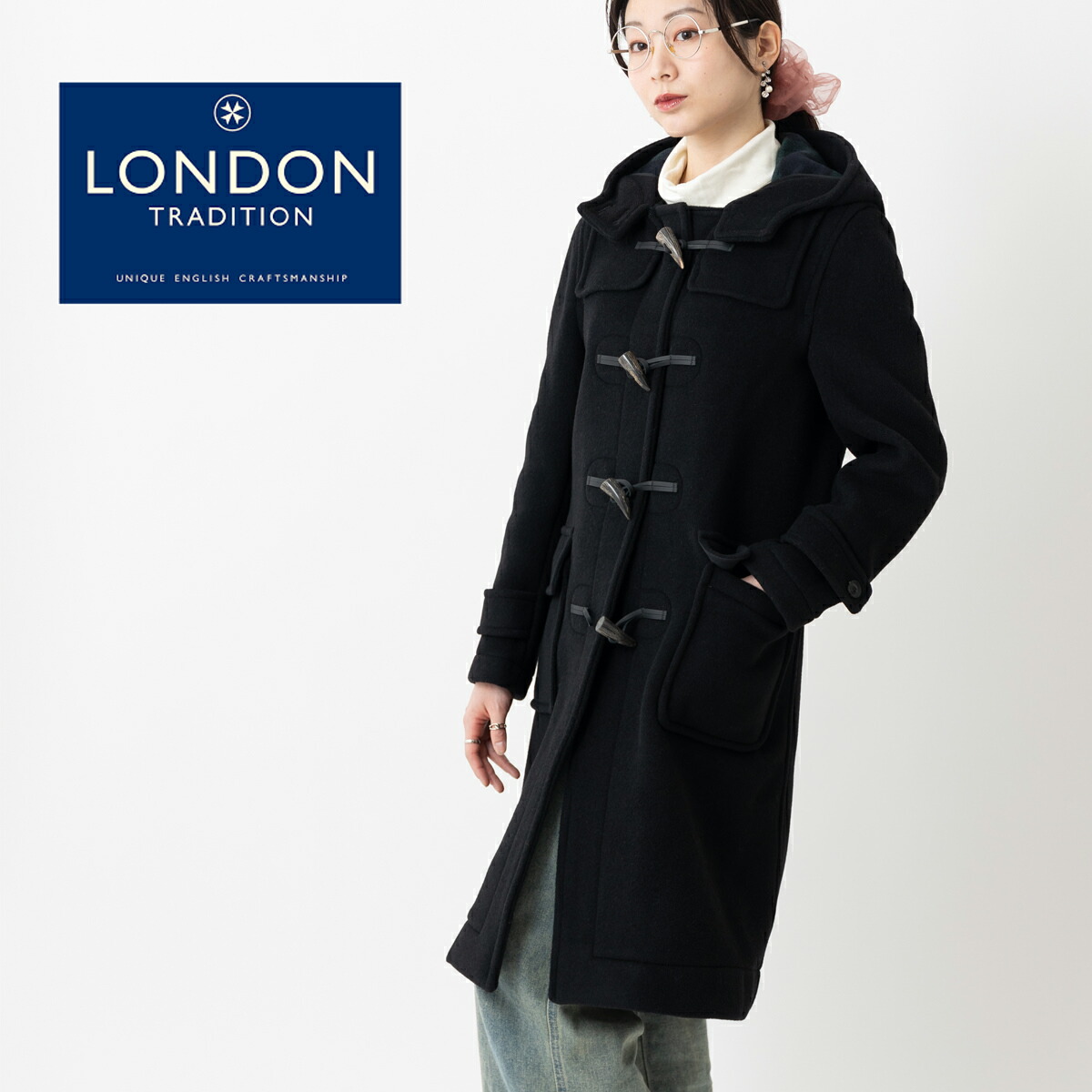 楽天市場】LONDON TRADITION レディース ロングダッフルコート M-11