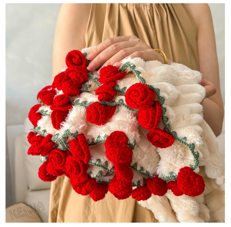 楽天市場】『SNSで話題沸騰』花束ブランケット 完成品 ブーケ