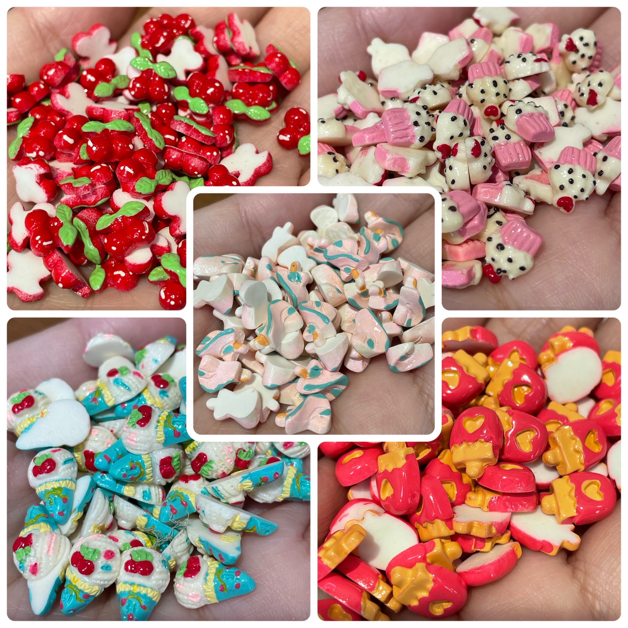 楽天市場】ネイルパーツ【10種入】デコパーツ スイーツ デザート