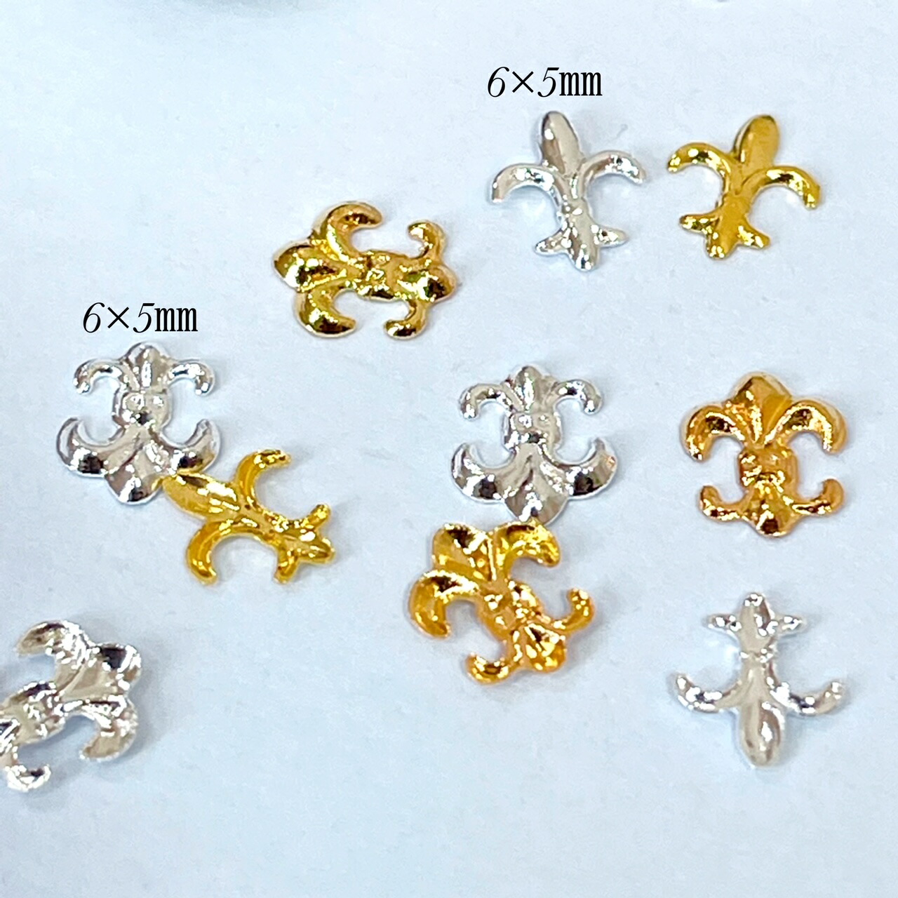 楽天市場】ネイルパーツ ミニパーツ【10個セット】フレア チャーム