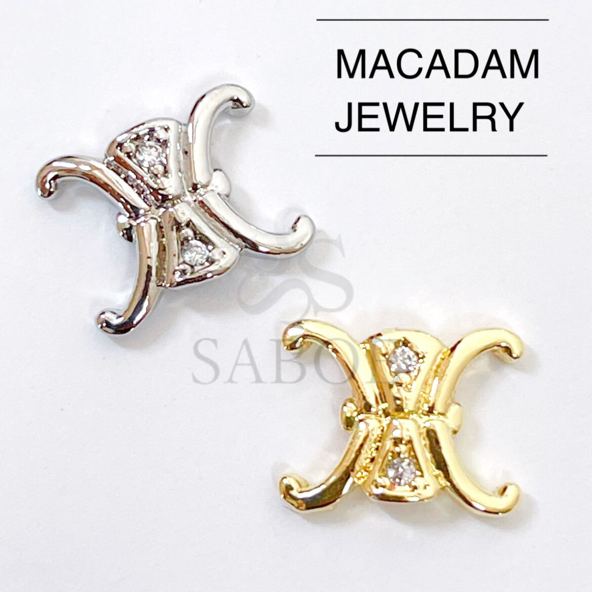 楽天市場】ネイルパーツ【1個】ジルコニア マカダム アンティーク