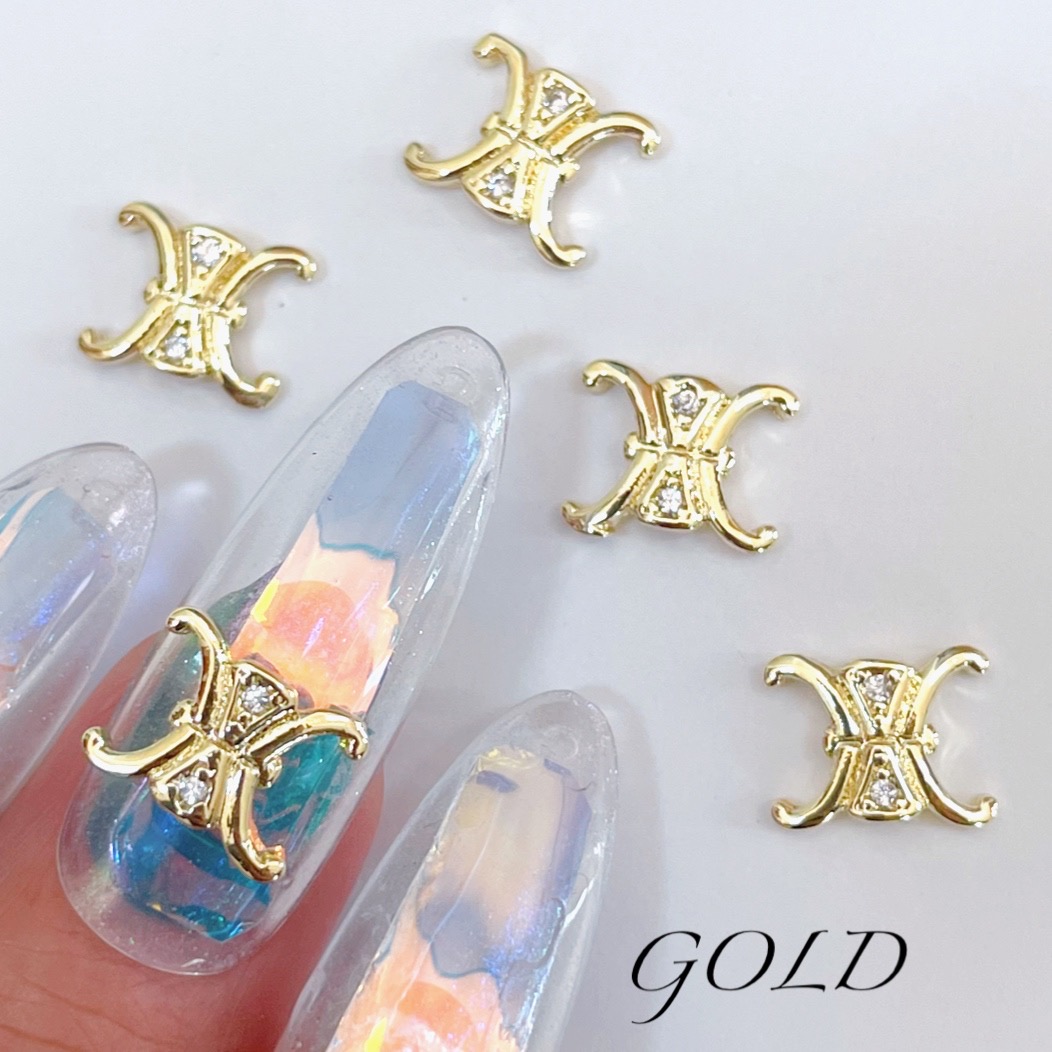 楽天市場】ネイルパーツ【1個】ジルコニア マカダム アンティーク