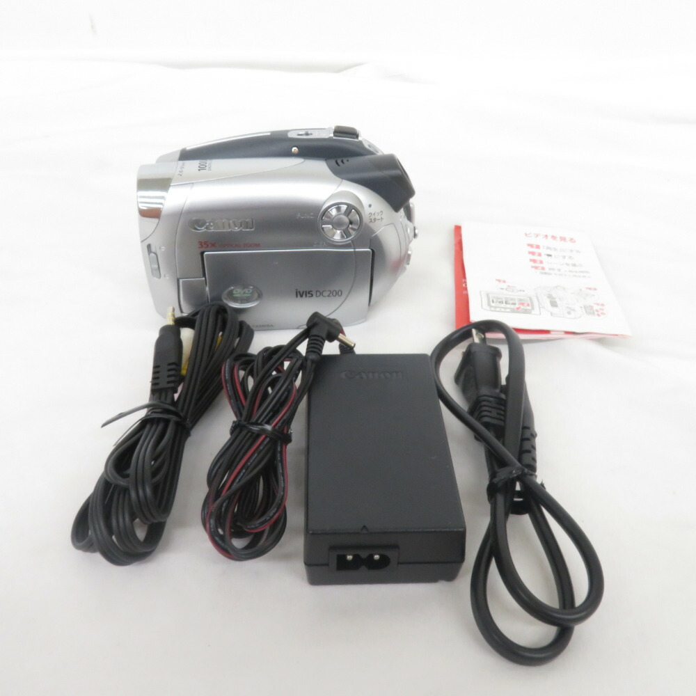 楽天市場】CANON (キャノン) ビデオカメラ DVDビデオカメラ iVIS DC200