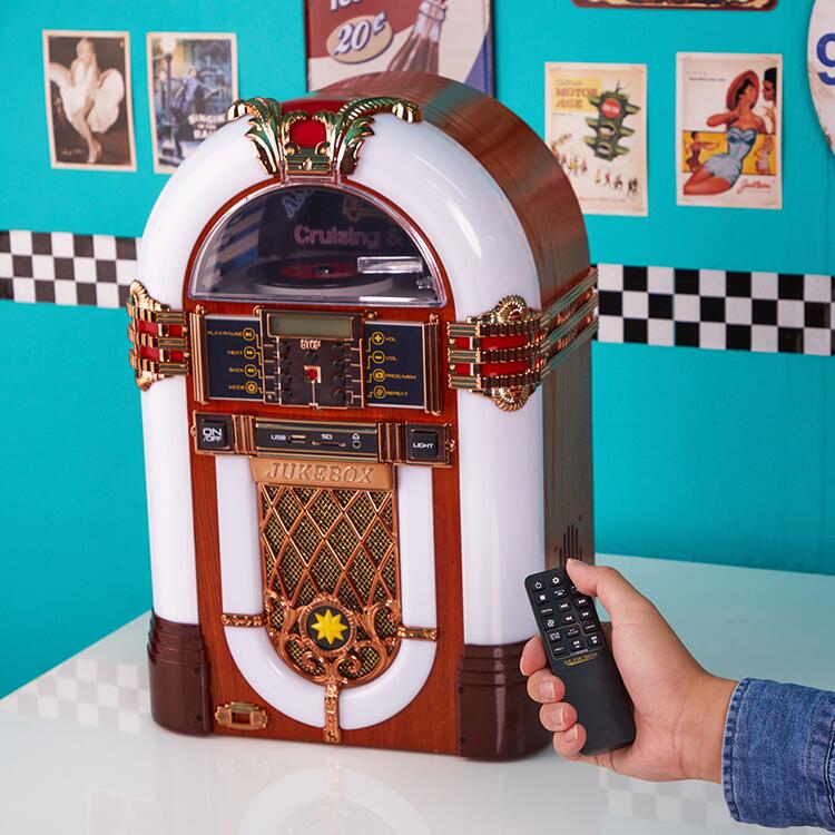 d*7様 ジュークボックス型 CDプレイヤー ラジオ d*7様 ジューク