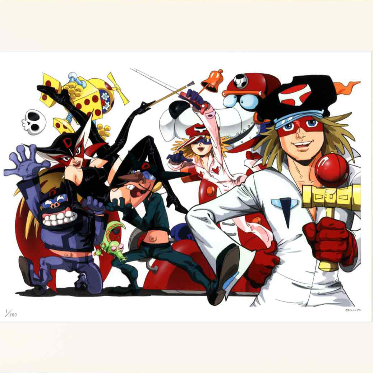 楽天市場】額装版画 「タイムボカンシリーズ ヤッターマン8 （特大