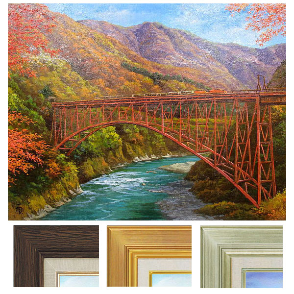 楽天市場】絵画 油絵 額入り油彩 F4サイズ 手描き 猿渡一根 油彩 丹波