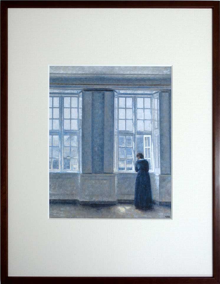 絵画『トロピカルな窓』(窓の額)ヘイ平山画