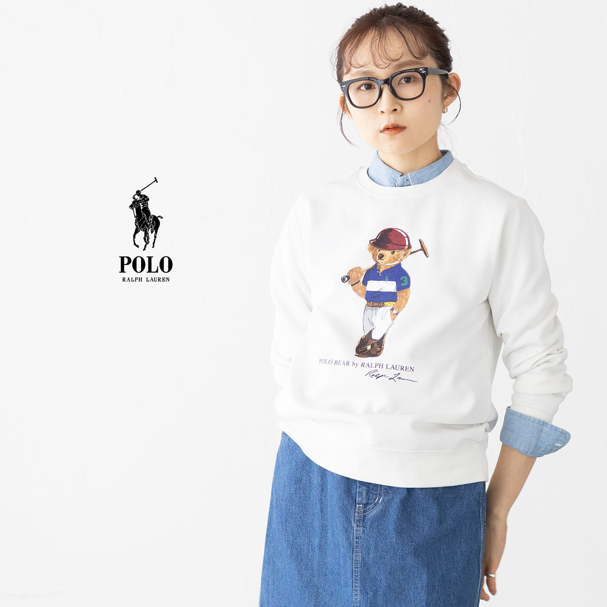 楽天市場】ラルフローレン polo bear スウェット（サイズ（S/M/L）L