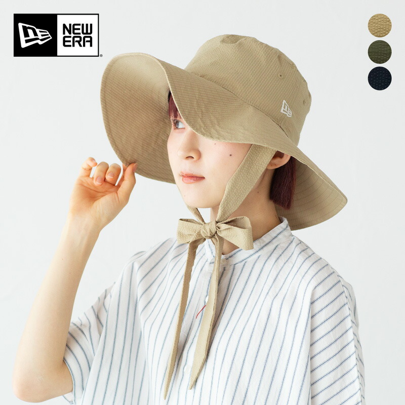 楽天市場】ニューエラ アドベンチャー ワイドブリム シアサッカー NEW