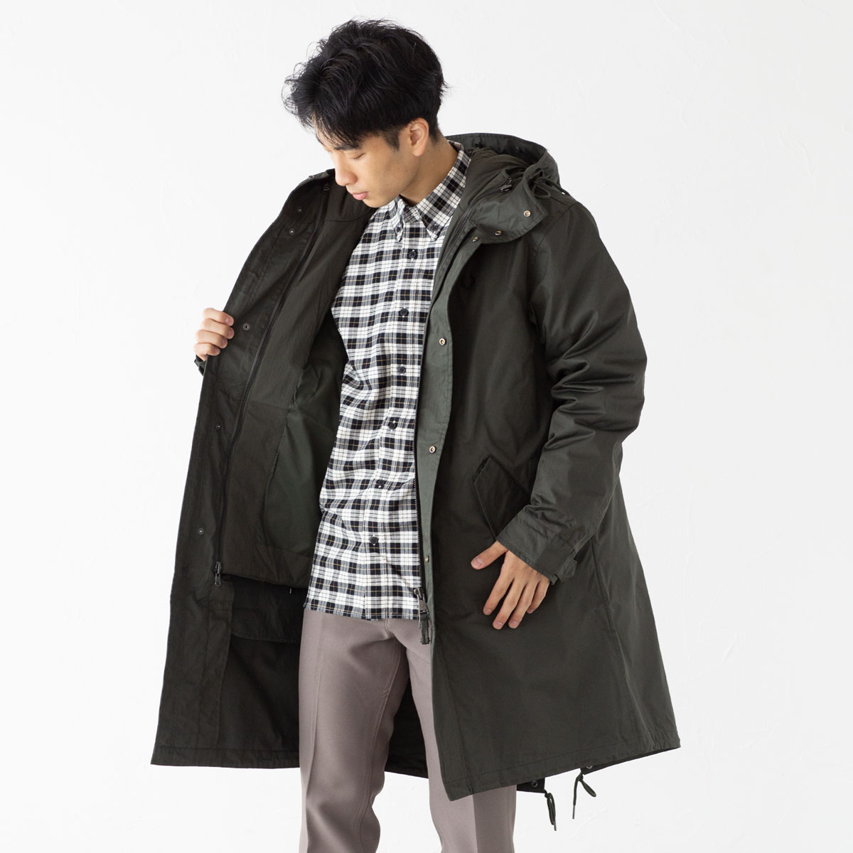 楽天市場】フレッドペリー FRED PERRY モッズコート ジップイン