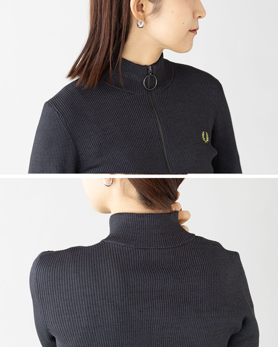 楽天市場】フレッドペリー レディース リブ ジップ スルー ジャンパー